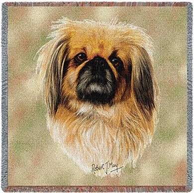 Raining Cats and Dogs | Pekingese Throw