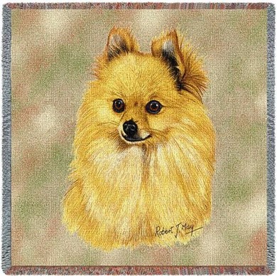 Raining Cats and Dogs | Pomeranian Throw