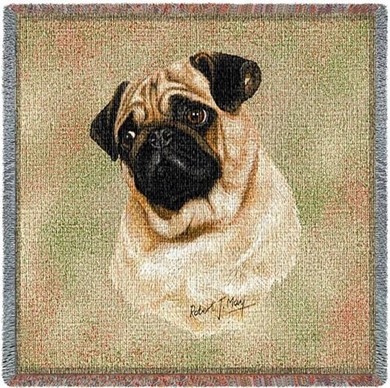 Raining Cats and Dogs | Pug Throw