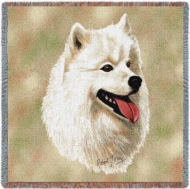 Raining Cats and Dogs | Samoyed Throw