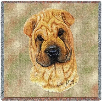 Raining Cats and Dogs | Shar Pei Throw