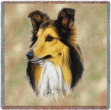 Raining Cats and Dogs | Shetland Sheepdog Throw