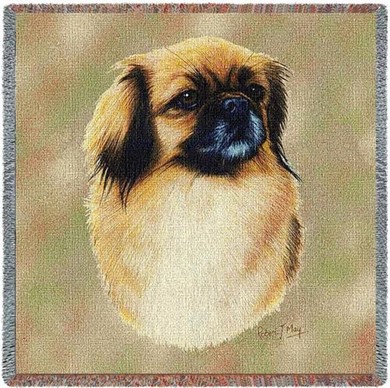 Raining Cats and Dogs | Tibetan Spaniel Throw