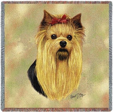 Raining Cats and Dogs |Yorkshire Terriers Throw