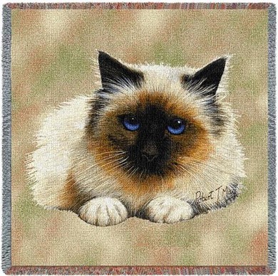 Raining Cats and Dogs | Birman Cat Throw