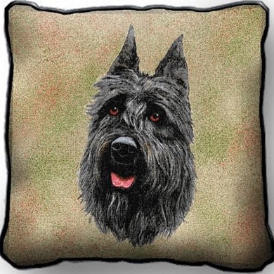 Raining Cats and Dogs | Bouvier Tapestry Pillow Cover, Made in the USA