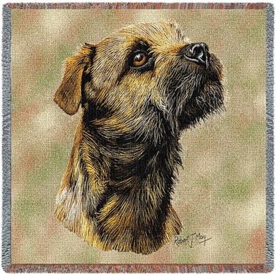 Raining Cats and Dogs | Border Terrier Throw
