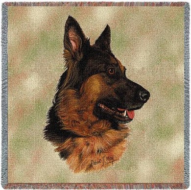 Raining Cats and Dogs | German Shepherd Throw