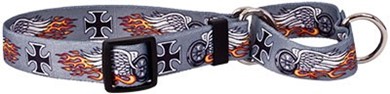 Raining Cats and Dogs | Biker Tattoo Martingale Collar