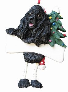 Raining Cats and Dogs | Cocker Spaniel Dangling Legs Dog Christmas Ornament