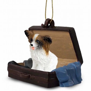 Raining Cats and Dogs | Papillon Traveling Companion Ornament