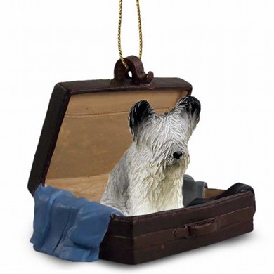 Raining Cats and Dogs | Skye Terrier Traveling Companion Ornament