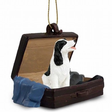 Raining Cats and Dogs | Springer Spaniel Traveling Companion Ornament