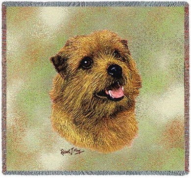 Raining Cats and Dogs | Norfolk Terrier Throw