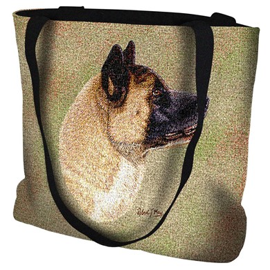 Raining Cats and Dogs | Akita Tapestry Tote Bag