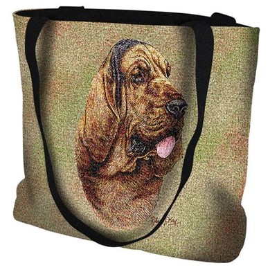 Raining Cats and Dogs | Bloodhound Tapestry Tote Bag