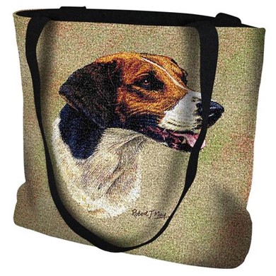 Raining Cats and Dogs | English Foxhound Tapestry Tote Bag
