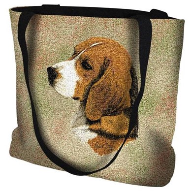 Raining Cats and Dogs | Beagle Tapestry Tote Bag