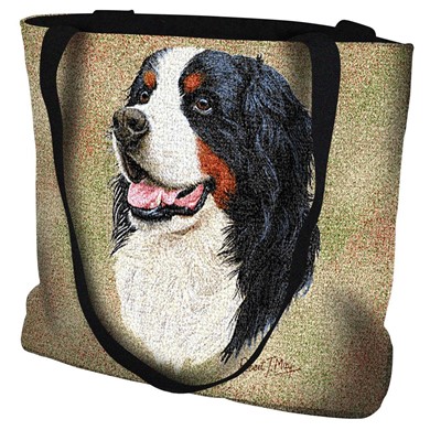 Raining Cats and Dogs | Bernese Mountain Dog Tapestry Tote Bag