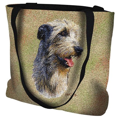 Raining Cats and Dogs | Irish Wolfhound Tapestry Tote Bag