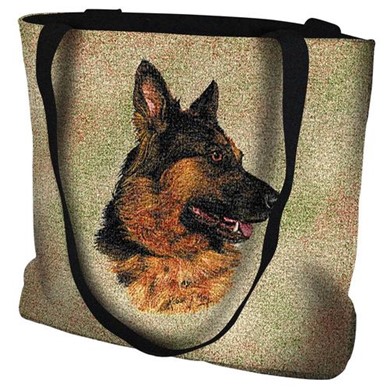 Raining Cats and Dogs | German Shepherd Tote Bag