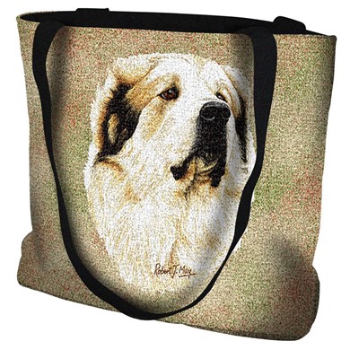 Raining Cats and Dogs | Great Pyrenees Tote Bag