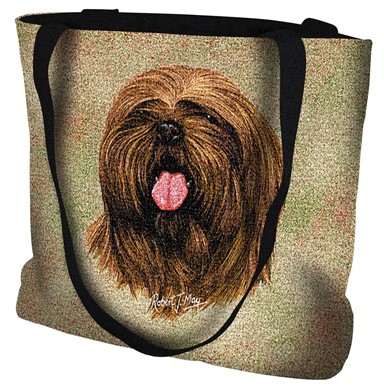 Raining Cats and Dogs | Lhasa Apso Tote Bag