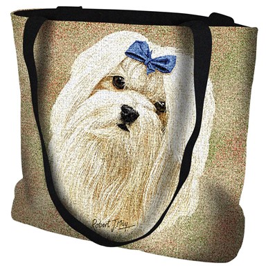 Raining Cats and Dogs | Maltese Tote Bag