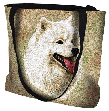 Raining Cats and Dogs | Samoyed Tote Bag