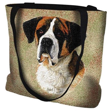 Raining Cats and Dogs | Saint Bernard Tote Bag