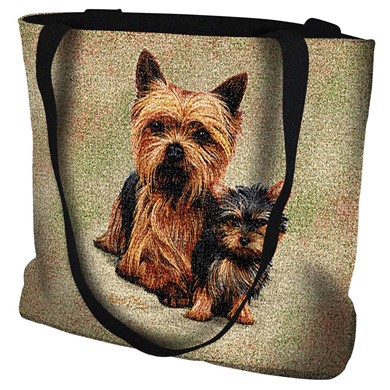 Raining Cats and Dogs | Yorkshire Terrier Pup Tote Bag