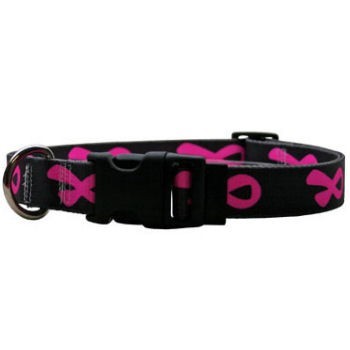Raining Cats and Dogs | Breast Cancer Awareness Black Collar Size S, Now 50% Off