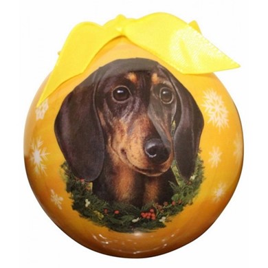 Raining Cats and Dogs | Dachshund Ball Dog Christmas Ornament