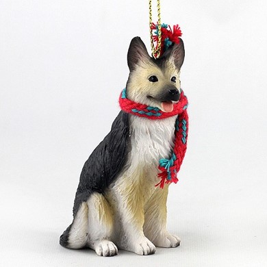 Raining Cats and Dogs | German Shepherd Original Dog Christmas Ornament