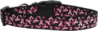 Raining Cats and Dogs | Pink Riboon Breast Cancer Awareness Collar