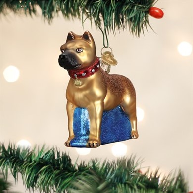 Raining Cats and Dogs | Staffordshire Old World Christmas Dog Glass Ornament