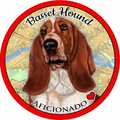 Raining Cats and Dogs | Basset Hound Car Coaster Buddy