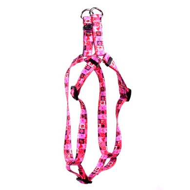 Raining Cats and Dogs | Valentine Blocks Step-In Harness, Made in the USA