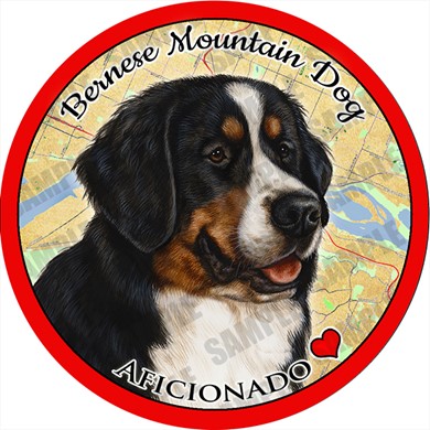 Raining Cats and Dogs |Bernese Mountain Dog Car Coaster Buddy