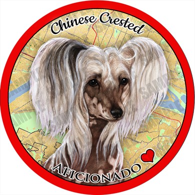 Raining Cats and Dogs |Chinese Crested Dog Car Coaster Buddy