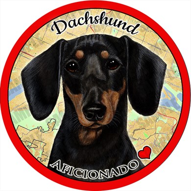 Raining Cats and Dogs | Dachshund Dog Car Coaster Buddy