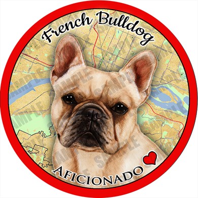 Raining Cats and Dogs | French Bulldog Dog Car Coaster Buddy