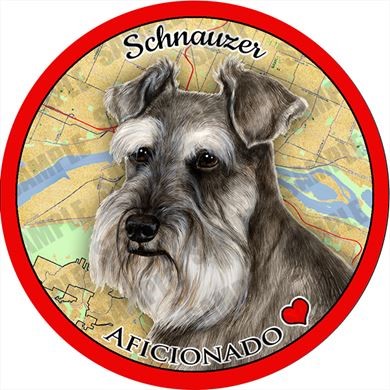 Raining Cats and Dogs |Schnauzer Dog Car Coaster Buddy