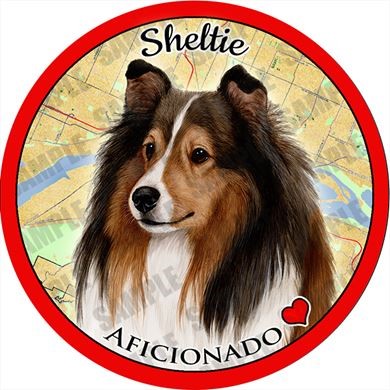 Raining Cats and Dogs | Sheltie Dog Car Coaster Buddy