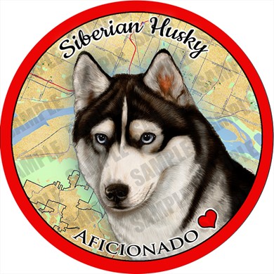 Raining Cats and Dogs | Siberian Husky Dog Car Coaster Buddy