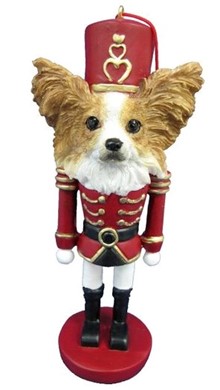 Raining Cats and Dogs | Papillon Nutcracker Dog Christmas Ornament