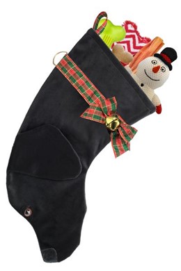 Raining Cats and Dogs |Black Labrador Retriever Hearth Hound Christmas Stocking