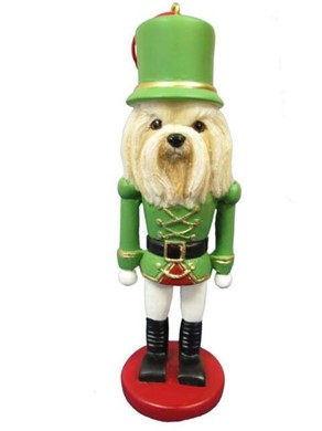 Raining Cats and Dogs | Lhasa Apso Nutcracker Christmas Ornament