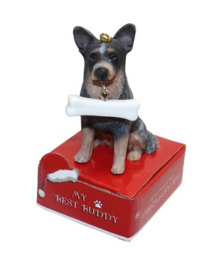 Raining Cats and Dogs | Australian Cattle Dog My Best Buddy Dog Breed Christmas Ornaments