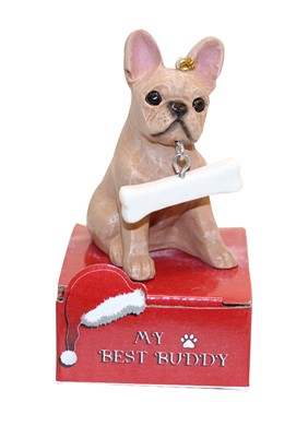 Raining Cats and Dogs | French Bulldog My Best Buddy Dog Breed Christmas Ornaments